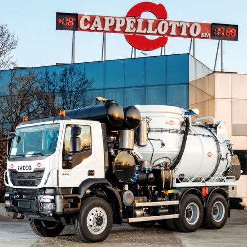 Camion aspirateur - CAP BORA - CAPPELLOTTO S.P.A.  - à 3 essieux