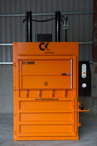 Presse à balles pour carton - CK500V - CK International ltd - pour papier / verticale / à chargement frontal