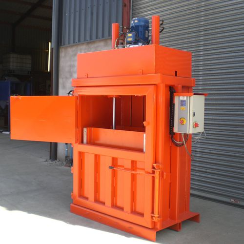 Presse à balles verticale - CK250 - CK International ltd - à chargement frontal / pour carton / pour papier