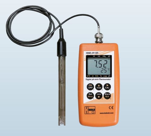 PH mètre portable - HND-R series - KOBOLD INSTRUMENTATION - de process / numérique / de précision