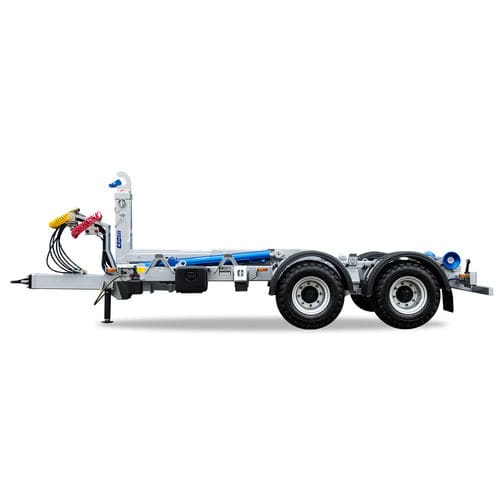 Remorque porte-conteneur - TN CTS 12-45-S - CTS-servis, a.s.  - pour matériel industriel / à 2 essieux / tractée