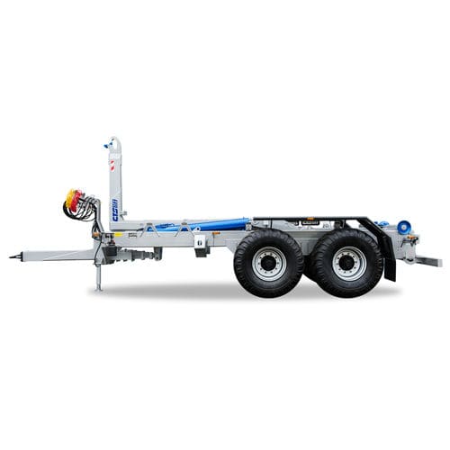Remorque porte-conteneur - TN CTS 14-57-S  - CTS-servis, a.s.  - à 2 essieux / tractée / pour matériel industriel