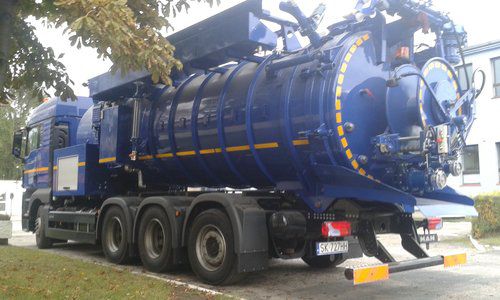 Camion hydrocureur - SK series - DOBROWOLSKI Sp. z o.o.  - à 4 essieux