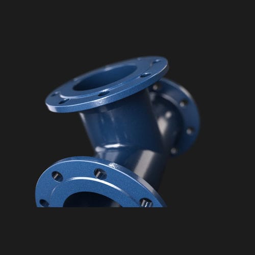 Raccord hydraulique - Düker GmbH - à bride / en T / en fonte