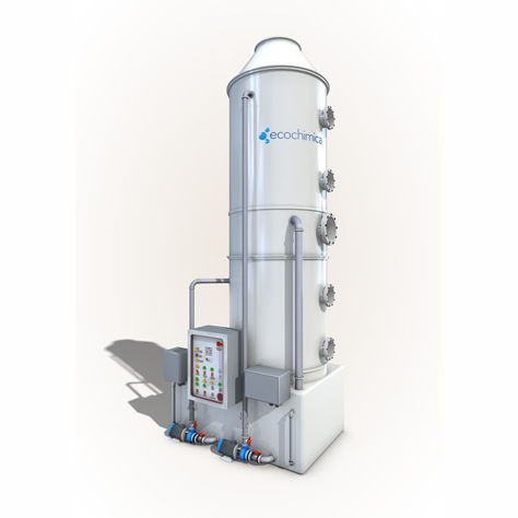 Laveur de gaz Venturi - TW-2S® series - Ecochimica System - à voie humide / chimique