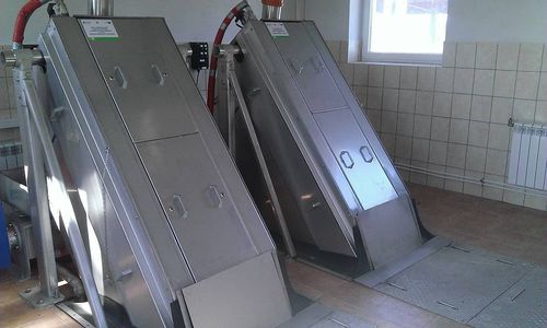 Dégrilleur à escalier - EKOTON Industrial GROUP - fin / pour le traitement des eaux usées / fin