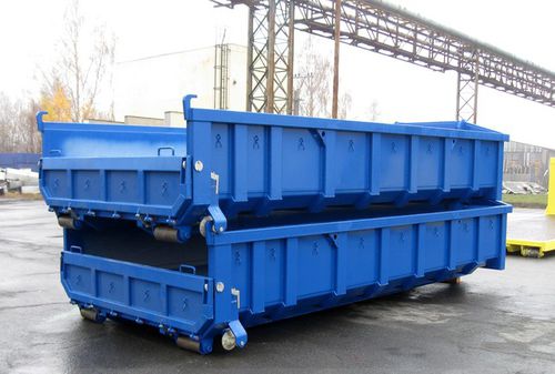 Conteneur à déchets en métal - ABR-STH - ELKOPLAST CZ - empilable