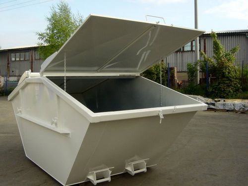 Poubelle en métal - SMDS - ELKOPLAST CZ - pour déchets industriels / pour déchets urbains / avec couvercle