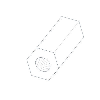 Colonnette filetée - HELICAL - femelle / pour carte de circuit imprimé / mâle
