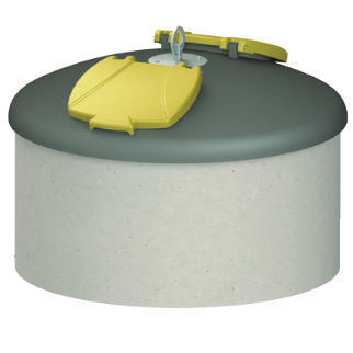 Poubelle en acier - SEMIO - ESE GmbH  - en plastique / enterrée / pour déchets ménagers
