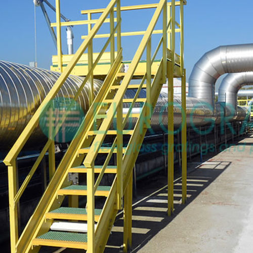Garde-corps en polyester - U-07506010XX - EUROGRATE GRP GRATING AND PROFILES - GRP / en verre / en résine