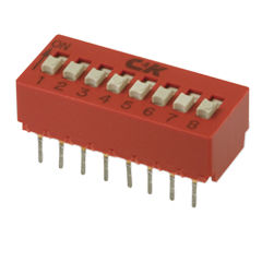 Interrupteur DIP - BD series - C&K Components - à glissière / SPST / non propagation de la flamme