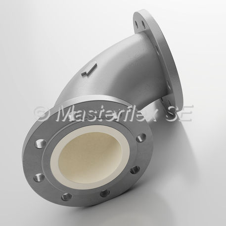 Coude de tuyauterie pour transport pneumatique - Master-PROTECT - Masterflex SE - en acier / pour produits en vrac / 90°