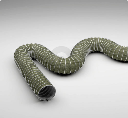 Tuyau flexible pour aspiration de fumée - Master-Clip CAR - Masterflex SE - pour gaz d'échappement / pour air chaud / en acier galvanisé