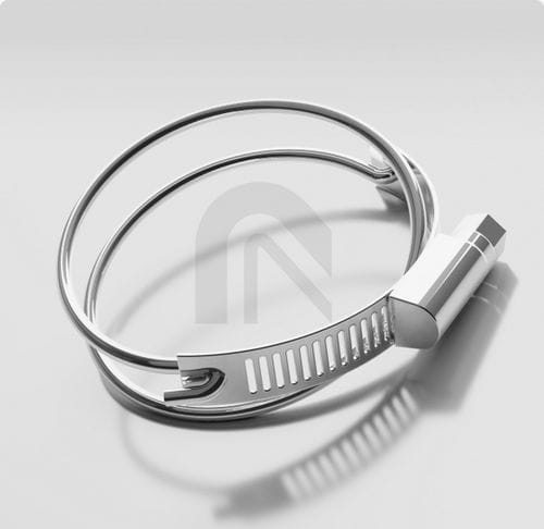 Collier de serrage en acier inoxydable - Master-Grip - Masterflex SE - fil / double