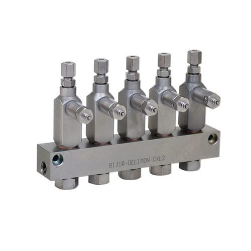 Injecteur volumétrique - CXL2  - BIJUR DELIMON INTERNATIONAL - d'huile / automatique / de graisse
