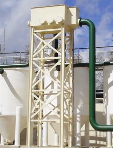 Filtre pour traitement des eaux usées - Headworks Bio Inc.  - à gravité / à sable / avec lavage à contre-courant