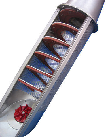 Racleur pour traitement d'eaux usées - TurboWash™ - Headworks Bio Inc. 
