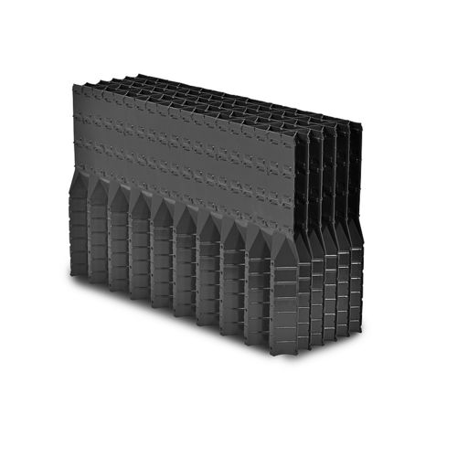 Bloc de garnissage en PVC - VF 50 - Hewitech  - pour traitement d'eau / pour tour de refroidissement