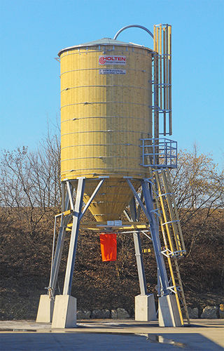 Silo à fond conique - HOLTEN GmbH & Co. KG  - en bois