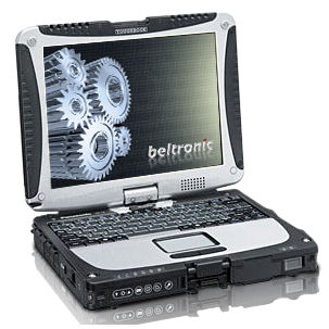 Ordinateur portable Windows 7 - Toughbook CF19 - BELTRONIC - IP65 / robuste / LCD