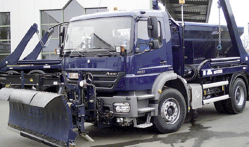 Système élévateur hydraulique - Hüffermann Transportsysteme GmbH  - pour camion benne / de benne