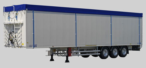Remorque benne - Hüffermann Transportsysteme GmbH  - pour marchandise / à 3 essieux / tractée