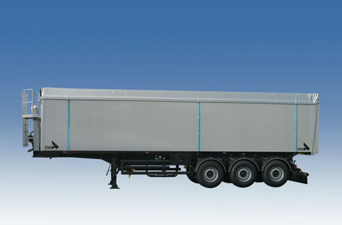 Remorque pour produits alimentaires - Hüffermann Transportsysteme GmbH  - à 3 essieux / tractée / agricole