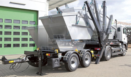Bras de levage à crochet pour camions - Mini-Carrier - Hüffermann Transportsysteme GmbH 