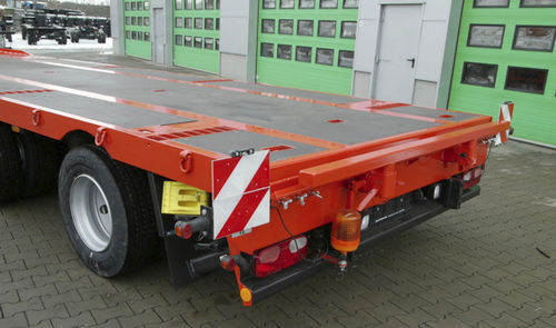 Remorque de chantier - Multi-carrier type HPA - Hüffermann Transportsysteme GmbH  - à 3 essieux / tractée