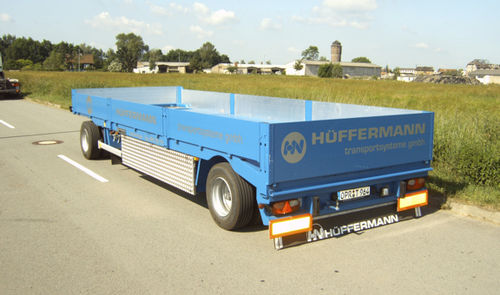 Remorque pour matériel industriel - Multi-Carrier - Hüffermann Transportsysteme GmbH  - à 4 essieux / tractée