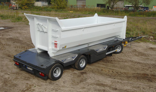 Remorque à plateau - Multi-Carrier - Hüffermann Transportsysteme GmbH  - benne / pour véhicules / à 3 essieux
