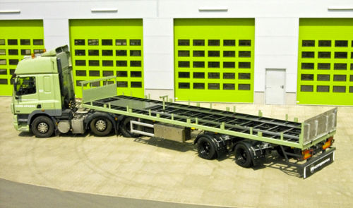 Semi-remorque à plateau - Hüffermann Transportsysteme GmbH  - benne / pour ferraille / à 5 essieux