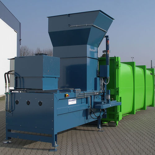 Compacteur de bois - MP - Husmann Umwelt-Technik - papier / stationnaire