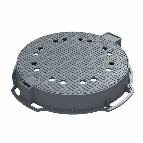 Regard de chaussée en fonte - EURO 600 D400 - HYDROTEC Technologies AG  - rond
