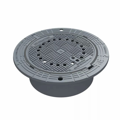 Regard de chaussée en fonte - ECONpur SN 275 - HYDROTEC Technologies AG  - rond