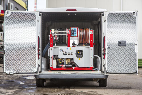 Machine de nettoyage à jet d'eau - HYDROJET - I.B.O.S. EU a.s.  - automatique / pour tuyaux / haute pression