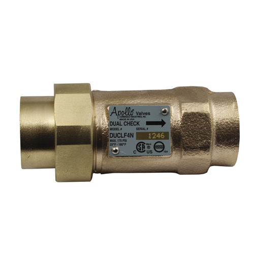 Clapet anti-retour à bille - 4NLF-300 - Conbraco Industries - pour protection incendie / en bronze