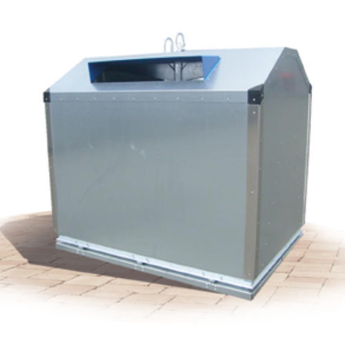 Conteneur à déchets en acier - DC Series - IVB Umwelttechnik GmbH  - pour le recyclage / avec couvercle