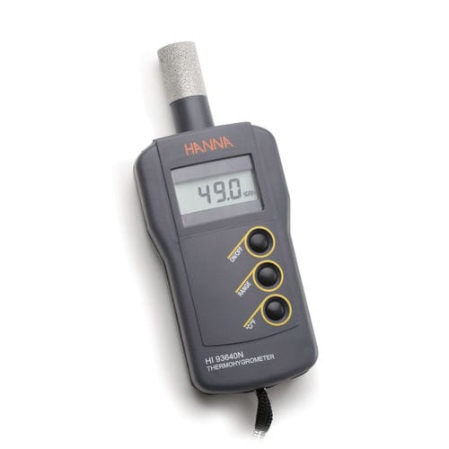 Thermo-hygromètre pour applications HVAC - HI93640 - Hanna Instruments - numérique / compact / portable