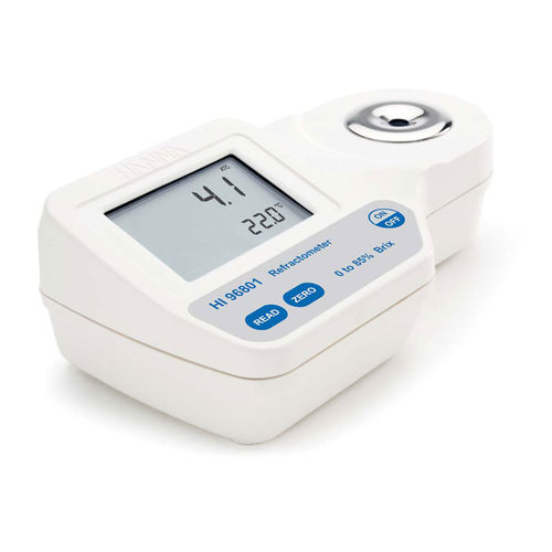 Réfractomètre numérique - HI96801 - Hanna Instruments - portable / pour l'industrie agroalimentaire
