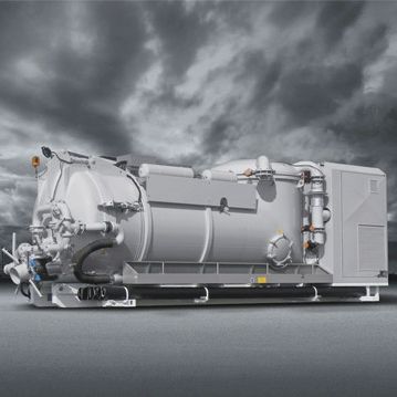 Aspirateur refouleur à sec - MEGAVAC LOADER - KOKS Group b.v.  - à moteur diesel / mobile