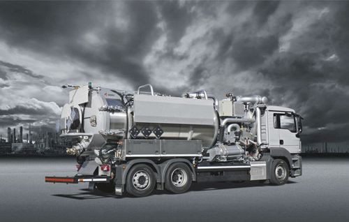 Camion aspirateur - ECOVAC COMBI - KOKS Group b.v.  - à 3 essieux