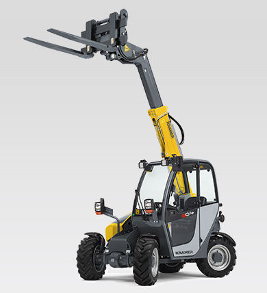 Chariot élévateur télescopique compact - 804 - Kramer-Werke GmbH  - toutes roues directrices / maniable