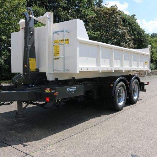Remorque porte-conteneur - THL 16 L - Krampe Fahrzeugbau GmbH  - tandem / tractée / de chantier