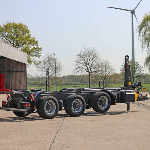 Remorque porte-conteneur - THL 25 L - Krampe Fahrzeugbau GmbH  - à 3 essieux / tractée / porte-caisson