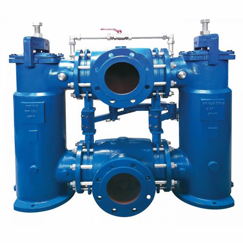 Filtre à eau - KDF-VB - Krone Filter Solutions GmbH  - à panier double / sous pression / d'aspiration