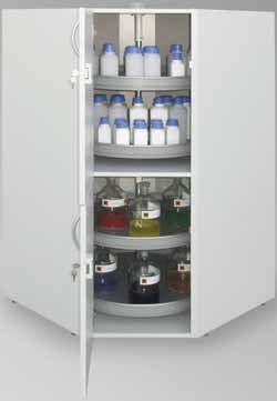 Armoire de stockage - SLS-ECK 2 - LaCont Umwelttechnik GmbH  - au sol / double porte / en métal