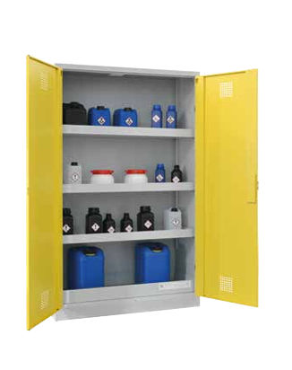 Armoire de stockage - CHS 1200  - LaCont Umwelttechnik GmbH  - au sol / à portes battantes / pour produits dangereux