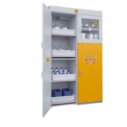 Armoire de stockage - Type 90 / 1200 KL1 - LaCont Umwelttechnik GmbH  - au sol / double porte / à étagères